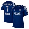 Camiseta Paris Saint Germain Kvaratskhelia 7 Cuarta 2024-25
